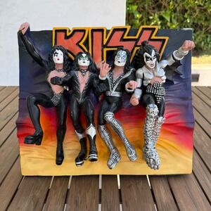 KISS Destroyer 3D Resin Wall Plaque 1996 Illusive Concepts Mario Chiodo Vintage